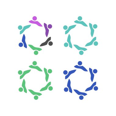 Birlikte Çalışan İnsanlar, Birlik, Takım Çalışması, İş Adamları Beyazlar 'da İzole Edildi