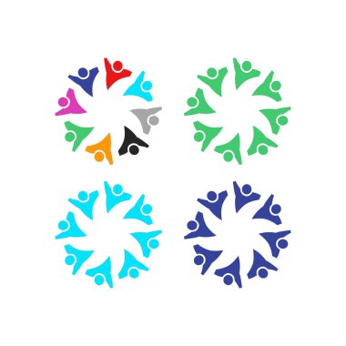 Birlikte Çalışan İnsanlar, Birlik, Takım Çalışması, İş Adamları Beyazlar 'da İzole Edildi