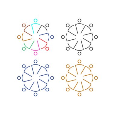 Birlikte Çalışan İnsanlar, Birlik, Takım Çalışması, İş Adamları Beyazlar 'da İzole Edildi