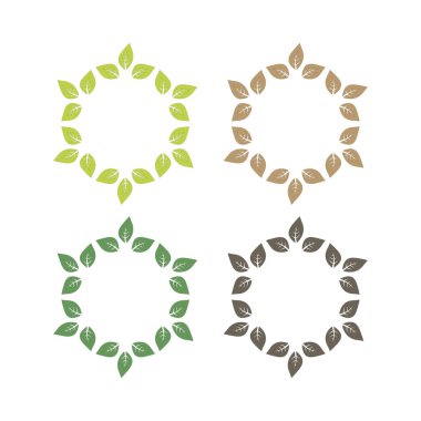 Doğal Biyolojik Çevre Gıda İşareti Sembol Logo Vektörü