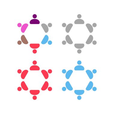 Birlikte Çalışan İnsanlar, Birlik, Takım Çalışması, İş Adamları Beyazlar 'da İzole Edildi