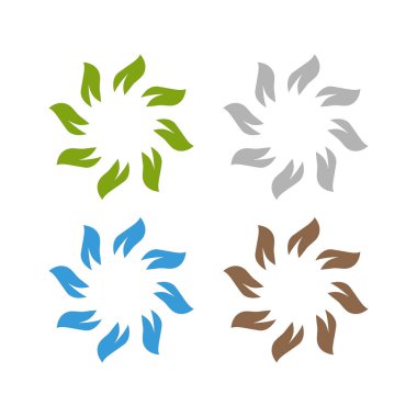 Doğal Biyolojik Çevre Gıda İşareti Sembol Logo Vektörü