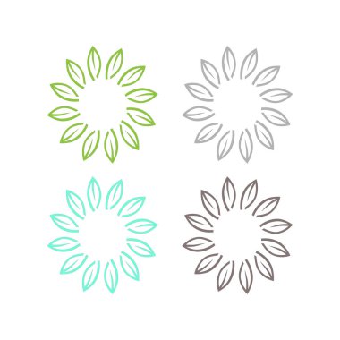 Doğal Biyolojik Çevre Gıda İşareti Sembol Logo Vektörü