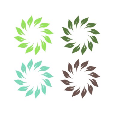 Doğal Biyolojik Çevre Gıda İşareti Sembol Logo Vektörü