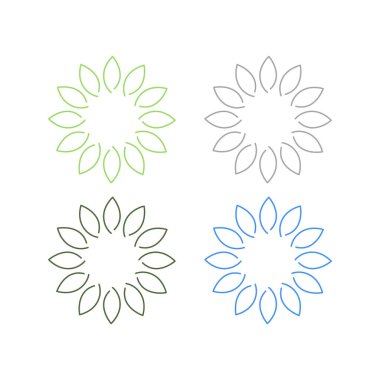 Doğal Biyolojik Çevre Gıda İşareti Sembol Logo Vektörü