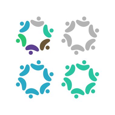 Birlikte Çalışan İnsanlar, Birlik, Takım Çalışması, İş Adamları Beyazlar 'da İzole Edildi