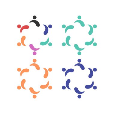 Birlikte Çalışan İnsanlar, Birlik, Takım Çalışması, İş Adamları Beyazlar 'da İzole Edildi