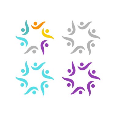 İNSANLAR BAĞLANDI BİRLİK Ekibi İşaret Sembolü Logosu