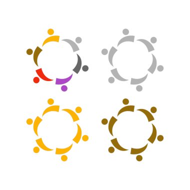 İNSANLAR BAĞLANDI BİRLİK Ekibi İşaret Sembolü Logosu