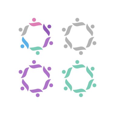 İNSANLAR BAĞLANDI BİRLİK Ekibi İşaret Sembolü Logosu