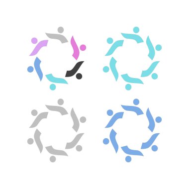 İNSANLAR BAĞLANDI BİRLİK Ekibi İşaret Sembolü Logosu