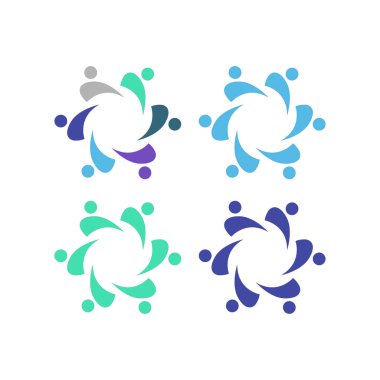 İNSANLAR BAĞLANDI BİRLİK Ekibi İşaret Sembolü Logosu