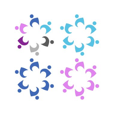 İNSANLAR BAĞLANDI BİRLİK Ekibi İşaret Sembolü Logosu