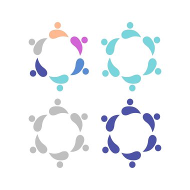 İNSANLAR BAĞLANDI BİRLİK Ekibi İşaret Sembolü Logosu