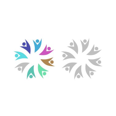 İNSANLAR BAĞLANDI BİRLİK Ekibi İşaret Sembolü Logosu