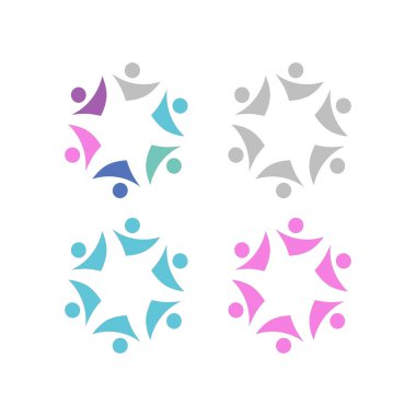 İNSANLAR BAĞLANDI BİRLİK Ekibi İşaret Sembolü Logosu