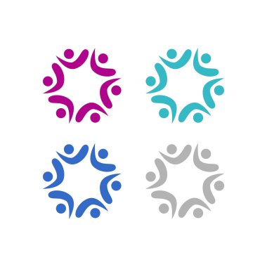 İNSANLAR BAĞLANDI BİRLİK Ekibi İşaret Sembolü Logosu