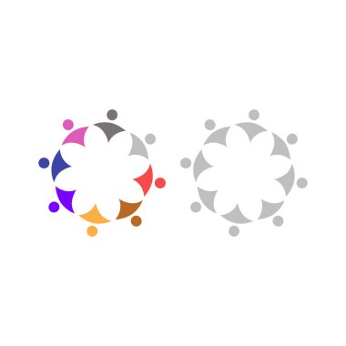 İNSANLAR BAĞLANDI BİRLİK Ekibi İşaret Sembolü Logosu