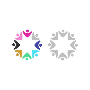 İNSANLAR BAĞLANDI BİRLİK Ekibi İşaret Sembolü Logosu