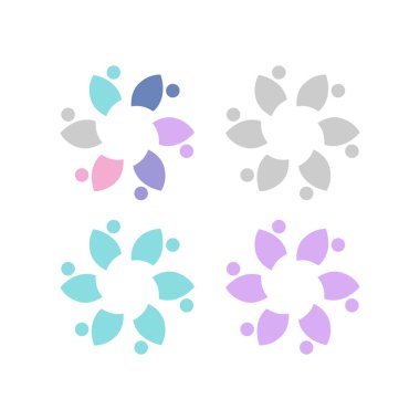 İNSANLAR BAĞLANDI BİRLİK Ekibi İşaret Sembolü Logosu