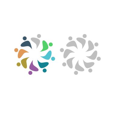 İNSANLAR BAĞLANDI BİRLİK Ekibi İşaret Sembolü Logosu