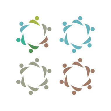 İNSANLAR BAĞLANDI BİRLİK Ekibi İşaret Sembolü Logosu