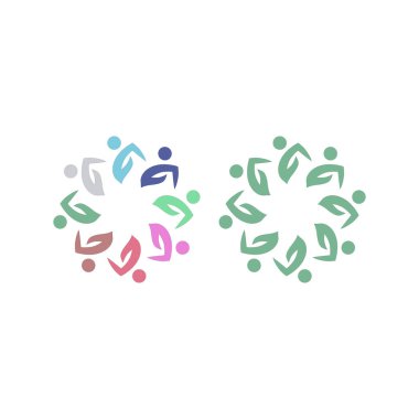 İNSANLAR BAĞLANDI BİRLİK Ekibi İşaret Sembolü Logosu