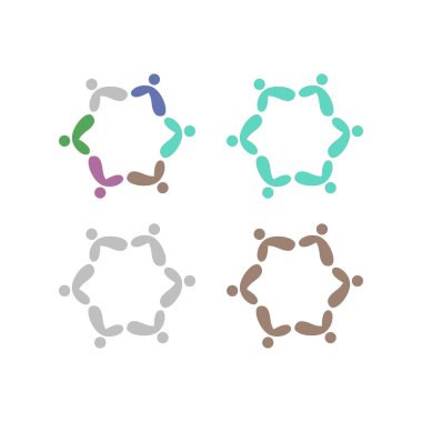 İNSANLAR BAĞLANDI BİRLİK Ekibi İşaret Sembolü Logosu