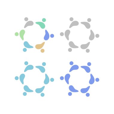 İNSANLAR BAĞLANDI BİRLİK Ekibi İşaret Sembolü Logosu