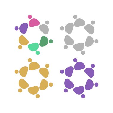 İNSANLAR BAĞLANDI BİRLİK Ekibi İşaret Sembolü Logosu