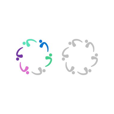 İNSANLAR BAĞLANDI BİRLİK Ekibi İşaret Sembolü Logosu