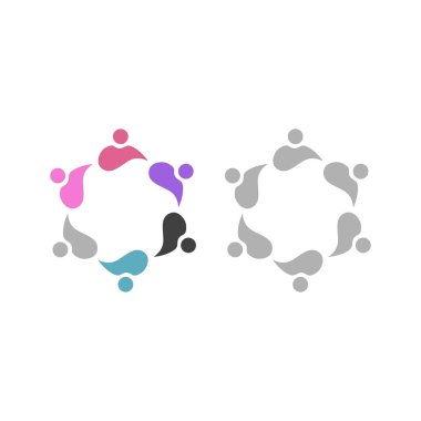 İNSANLAR BAĞLANDI BİRLİK Ekibi İşaret Sembolü Logosu