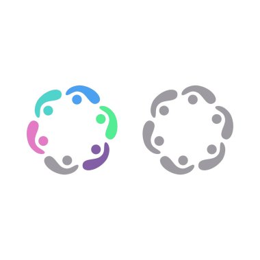 İNSANLAR BAĞLANDI BİRLİK Ekibi İşaret Sembolü Logosu