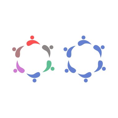 İNSANLAR BAĞLANDI BİRLİK Ekibi İşaret Sembolü Logosu