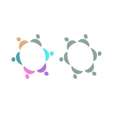 İNSANLAR BAĞLANDI BİRLİK Ekibi İşaret Sembolü Logosu