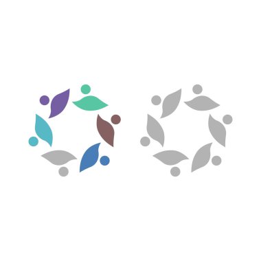 İNSANLAR BAĞLANDI BİRLİK Ekibi İşaret Sembolü Logosu