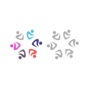 İNSANLAR BAĞLANDI BİRLİK Ekibi İşaret Sembolü Logosu