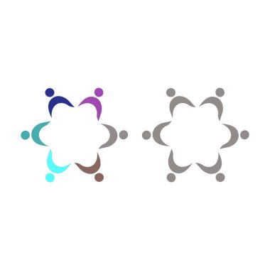 İNSANLAR BAĞLANDI BİRLİK Ekibi İşaret Sembolü Logosu