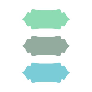 Düğün Stili Romantizm Süsleme Etiketleri Koleksiyonu