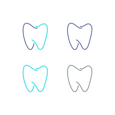 DENTAL KLİNİK İŞARETİ İŞARETİ LOGO VECTOR