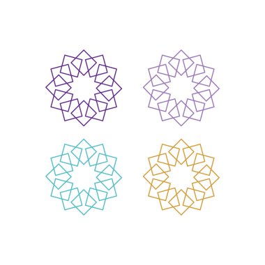 Ayurveda Spa Masaj Tatil Köyü Sembol Logo Vektörü