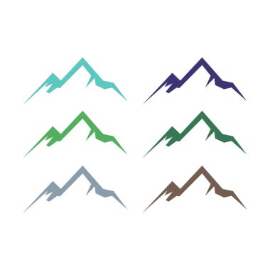 HILLS İşaret Sembolü Logosu Beyazın Üzerinde İzole Edildi