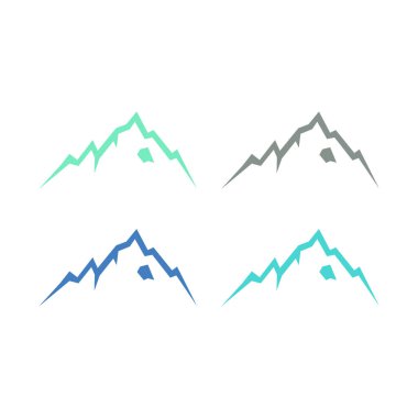 HILLS İşaret Sembolü Logosu Beyazın Üzerinde İzole Edildi