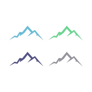 HILLS İşaret Sembolü Logosu Beyazın Üzerinde İzole Edildi