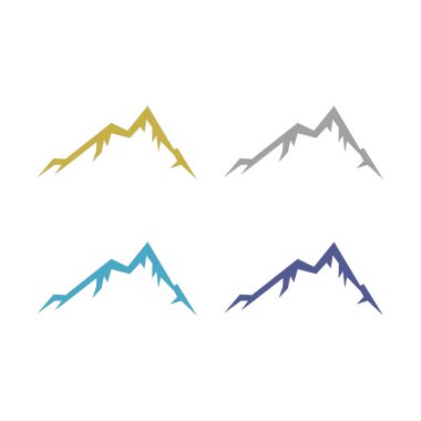 HILLS İşaret Sembolü Logosu Beyazın Üzerinde İzole Edildi