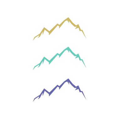 HILLS İşaret Sembolü Logosu Beyazın Üzerinde İzole Edildi