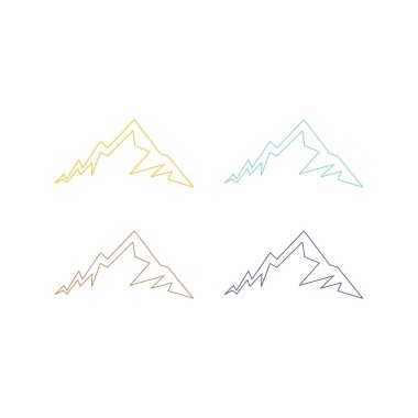 BLUE HILLS İşaret Sembolü Logo VECTOR beyaza izole edildi