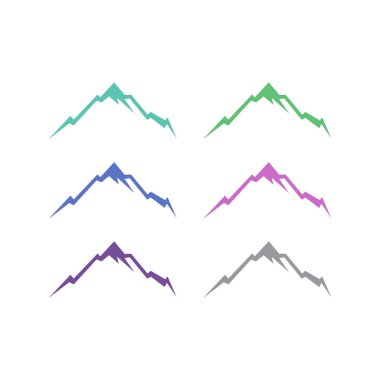 HILLS İşaret Sembolü Logosu Beyazın Üzerinde İzole Edildi