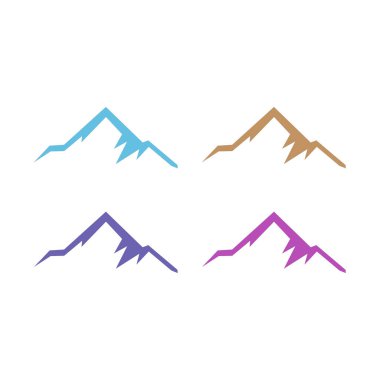 HILLS İşaret Sembolü Logosu Beyazın Üzerinde İzole Edildi