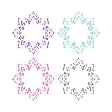 Ayurveda Spa Masaj Tatil Köyü Sembol Logo Vektörü